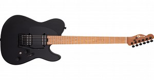 Pro-Mod So-Cal Style 2 24 HH 2PT CM Ash, Caramelized Maple Fingerboard, Black Ash