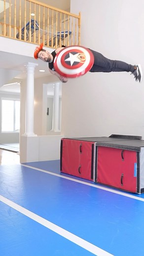 Nick Pro | I can do this all day 😎 tried to do it better than last time! #marvel #mcu #parkour #nickpro #captainamerica #ironmanfans #marveledits... | Instagram