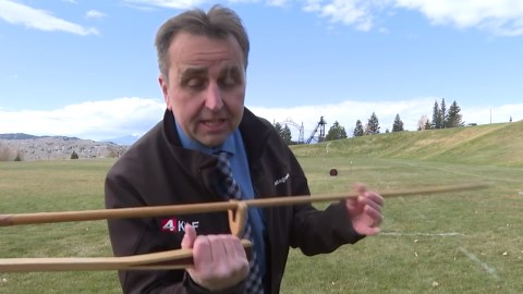 Montana Tech students learn ancient hunting techniques with prehistoric atlatl weapons