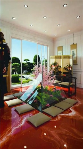 THIS SAKURA TERRARIUM EPOXY FLOOR IS INSANE 🌸😱