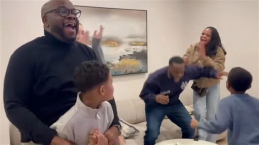 Watch sweet moment Keisha Buchanan's family discover she's won The Masked Singer