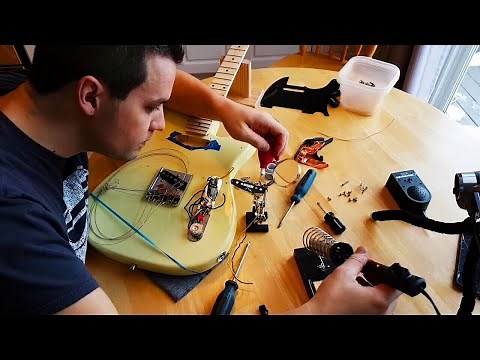 HOW TO - Install a 4 way Telecaster Switch - with Sound Demo