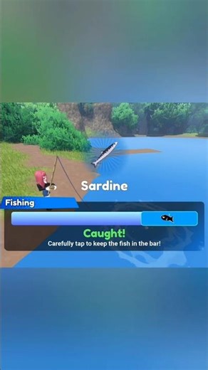FISHING SARDINE - ROBLOX ANIME LIFE #gameplay #SARDINE #roblox #animelife #robloxshorts #gaming