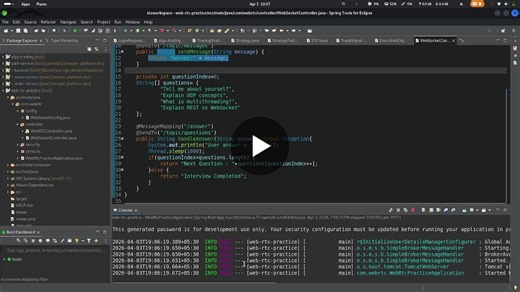 #java #springboot #reactjs #websockets #stomp #systemdesign #realtimesystems #backenddevelopment #learninginpublic | Swapnil Gavali