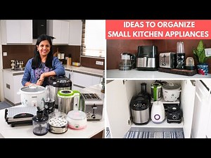 Ideas to Organize Small Kitchen Appliances | Kitchen Organization Ideas