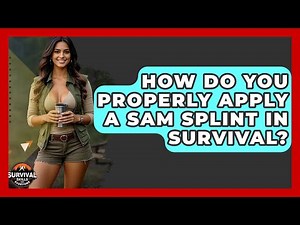 How Do You Properly Apply A SAM Splint In Survival? - Survival Skills for Everyone
