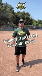 These are the 5 shortstop feeds you must know for 5 different types of ground balls!⚾️ #legendsbaseball #baseball #coaching #coach #coachdavid #youthbaseball #baseballlife #baseballkids #legendsbaseballcamps | Legends Baseball & Softball Camps