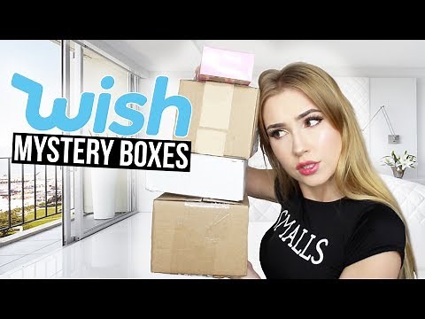 OPENING WISH MYSTERY BOXES!! | Scam or Not??