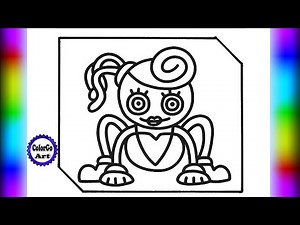Mommy Long Legs Coloring Pages/Poppy Playtime coloring ‪@colorgoart‬ /Unknown Brain - Superhero NCS