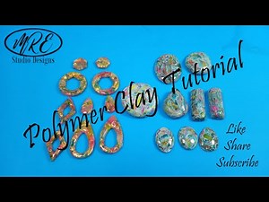 Polymer Clay Tutorial - Translucent & Ink Scraps