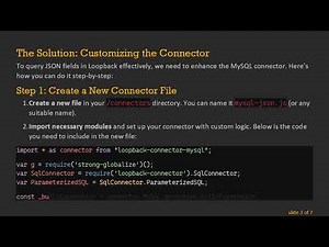 How to Query MySQL JSON Field Values with a Loopback REST API Filter
