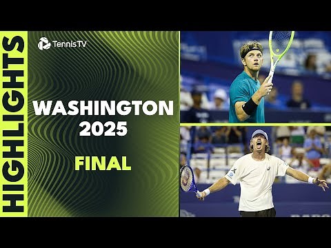 Alex De Minaur vs Alejandro Davidovich Fokina For The Title 🏆 | Washington 2025 Highlights