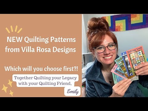 New Quilt Pattern from Villa Rosa have Arrived