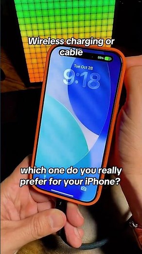 Wireless charging or cable? which one do you really prefer for your iPhone?