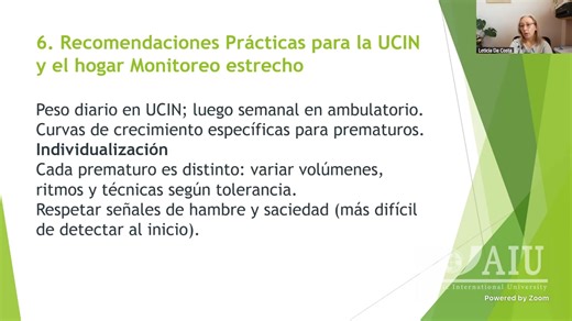 Nutrición en prematuros | Atlantic International University