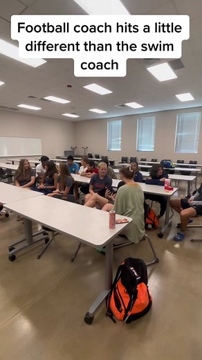 When the swim coach takes maternity leave and the football coach has to sub in. @Glenn Swimming #swimming #glennhighschool #teachertok