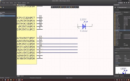 AD视频教程10_原理图绘制（五）-绘制单片机电源、时钟电路