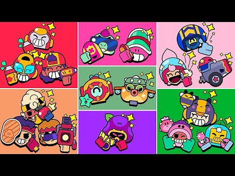 All Trios In Brawl Stars | VELOCIRAPIDS Update