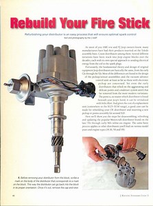 Motorcraft Distributor Rebuild
