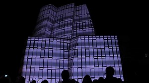 Video Projection Mapping on IAC Building at Vimeo Festival   Awards