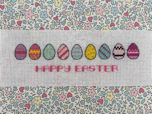 Little Eggs Sampler Cross Stitch Pattern PDF – Happy Easter Design, Spring Decor, Beginner Friendly - Etsy