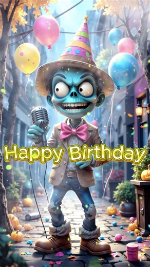 Our Cute Monster is here to sing and dance just for you — with glowing pumpkins, candy confetti, and monster hugs galore! 👾🎶 It’s a mix of spooky and adorable that makes any Halloween birthday feel extra fun. 🎂✨ Send it, share it, and celebrate monster-style! 🕸️ cute monster birthday song, halloween birthday video, halloween greetings, spooky cute animation, halloween celebration, october birthday, monster birthday wishes, halloween song for kids, halloween digital card, halloween short vide