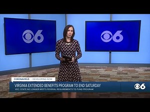 Extended unemployment benefits program ending in Virginia