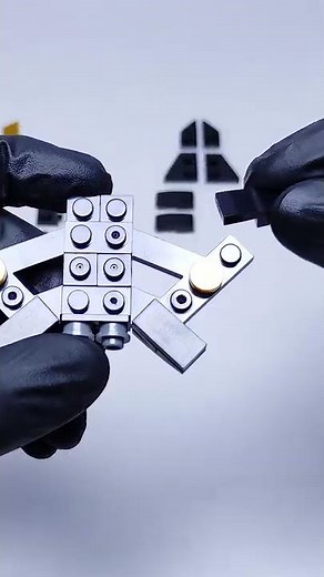 How to Build Easy LEGO Mini Mech! Fake LEGO MG Block Set Transformers Mecha Tutorial ЛЕГО 레고 レゴ 樂高