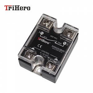 [Hot Item] SCR-25vd SSR Relay 0-10VDC Analog Input Linear Phase Control Solid State Relay Module Voltage Regulator Relay