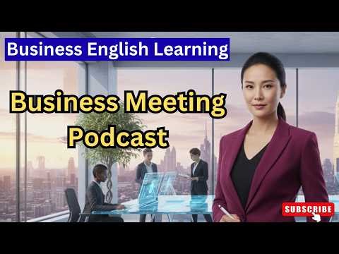 Business Meeting Podcast in 40 minutes | Business English Learning