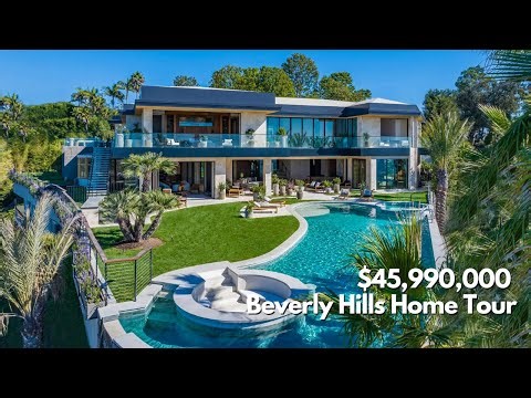 Inside an INCREDIBLE $45M Ultra Luxury Home in Beverly Hills | Home Tour