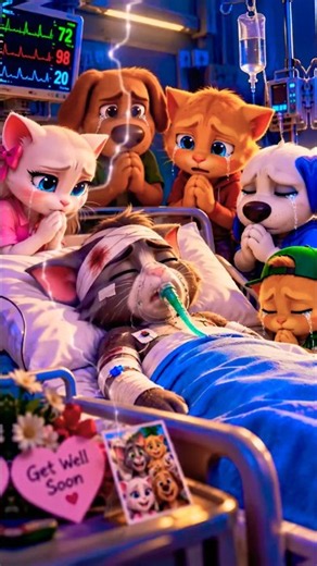 Tom Is in Critical Condition 💔😭#shortsfeed #shorts #gaming #talkingtom #emotional #trending