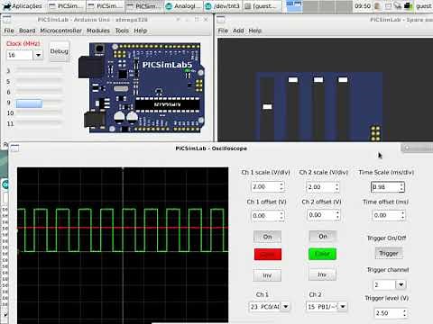 PICSimLab-0.7 with arduino simulation and debug support