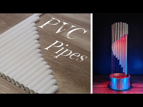 Beautiful Water Fountain using PVC Pipes and LED [DIY]