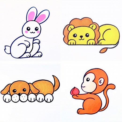 14K views · 160 reactions | How to Draw Animals Easy and Cute | Parenting | Facebook