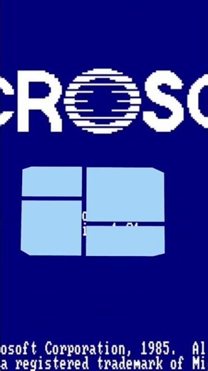 Windows 1.0 startup