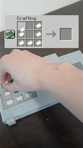 Crafting A Minecraft Map Out Of Lego #lego #minecraft #legominecraft #shorts
