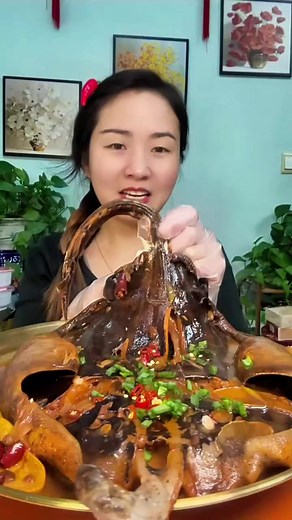 Mukbang Braised Stingray Fish ASMR | Ikan Pari