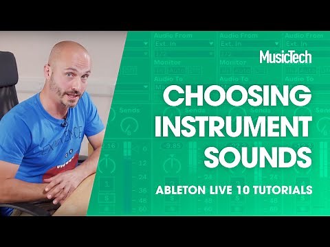 Ableton Live Tutorials: Choosing instrument sounds