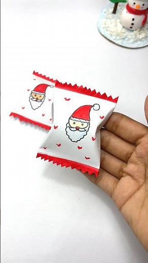 Christmas Santa Claus Candy 🍬 For Kids #christmascraft #craft #kids #youtubeshorts #shorts