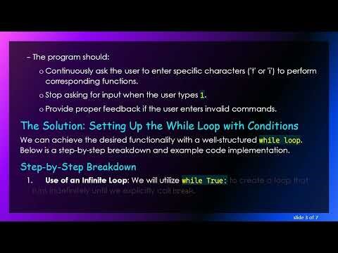 How to Break Out of a While Loop in Python When the User Inputs a Specific Value