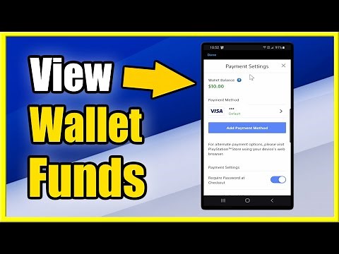 How to View Wallet Balance on PSN Account on Phone App (PS5 & PS4 Tutorial)