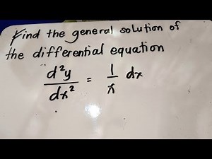 General Solution of a Sample Differential Equation
