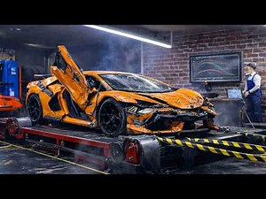 LAMBORGHINI Revuelto CRASHED 💥 | Full Repair in Mini Garage