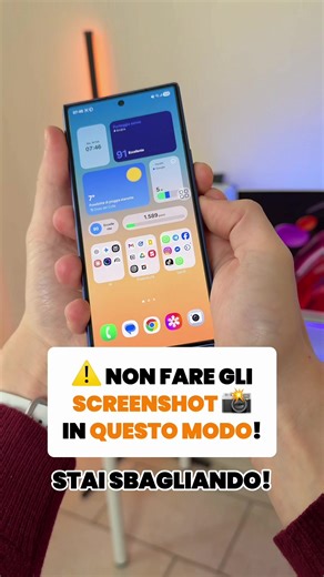 ⚠️ NON FARE GLI SCREENSHOT COSÌ! Ecco un metodo più veloce e semplice ed efficace per fare gli screenshot con il tuo telefono, usando questo pulsante segreto! —- ##tech##tecnologia##digitale##smartphone##android