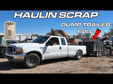 Hauled My BIGGEST Scrap Metal Load To Date!🤑