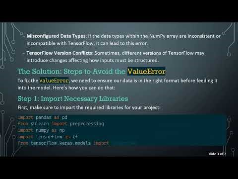 Understanding ValueError in TensorFlow: Predicting Tesla Stock Prices with Ease
