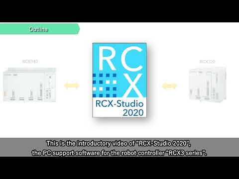 RCX340 RCX-Studio operation #1 Outline