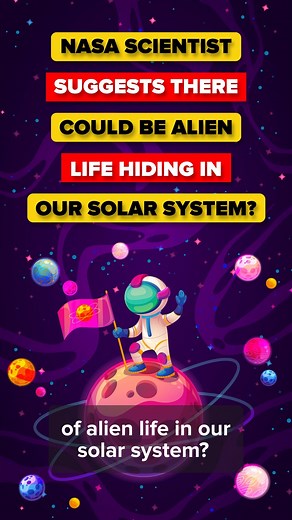 39K views · 195 reactions | NASA Scientist Claims There Could Be Alien Life Hiding in Our Solar System #nasa #space #alien | The Infographics Show | Facebook