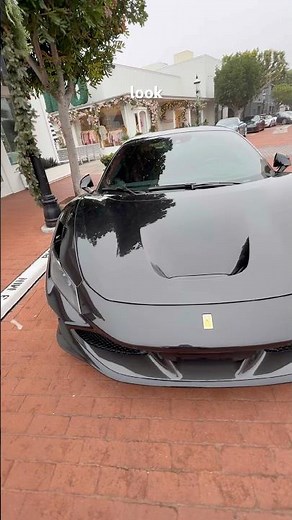 Amazing Black Ferrari Supercar F8 Tributo Pista Engine #automobile #sportscar #ferrari #lifestyle